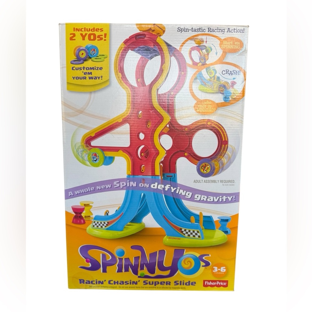 Fisher-Price Spinnyo’s Racing Chasing Super Slide Spiral Race Track - Picture 6 of 13